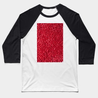 Red Cinnamon Heart Candy Print Baseball T-Shirt